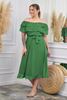 Immagine di PLUS SIZE OFF THE SHOULDER CHIFFON DRESS